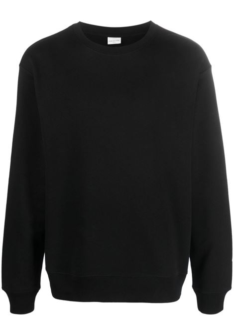 felpa haffel uomo nera in cotone DRIES VAN NOTEN | 232-021142-7618900